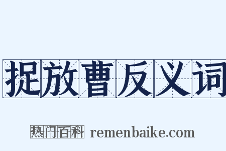 捉放曹反义词是什么意思的图片